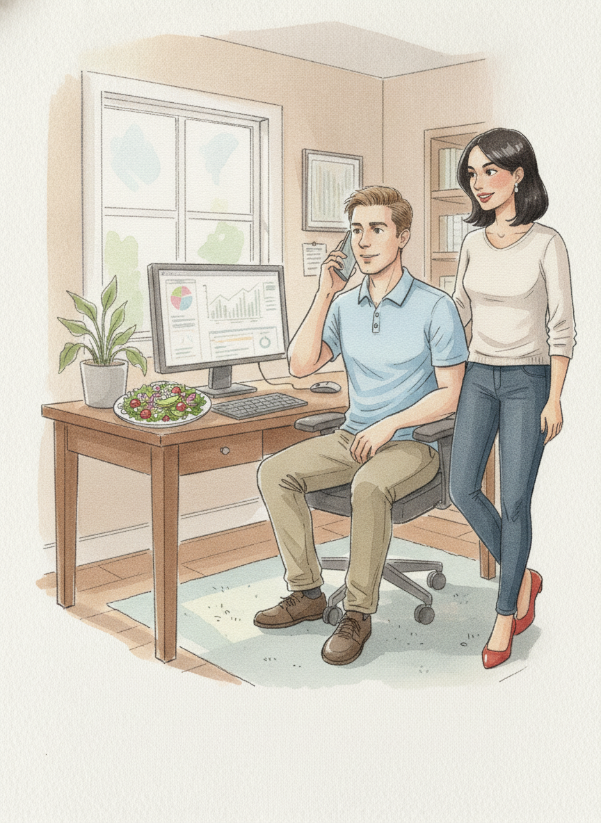 Illustration from a finished moment